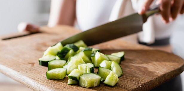 Pepinos - um vegetal de baixa caloria para descarregar