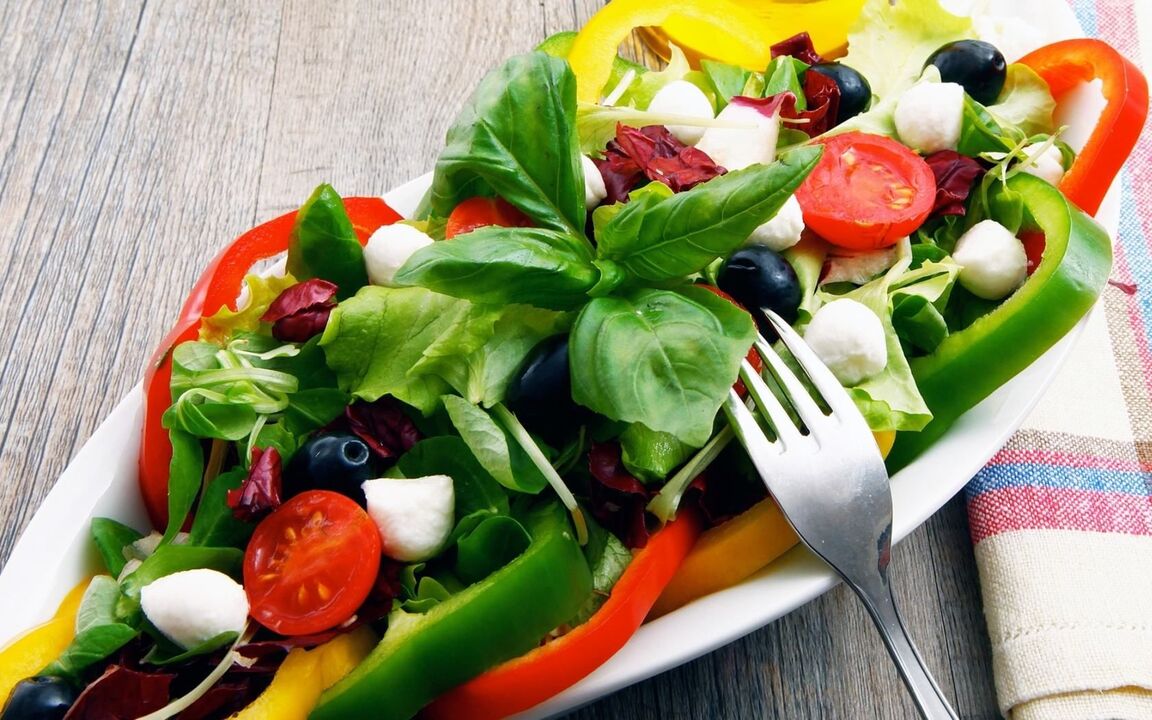 Salada saudável para emagrecer
