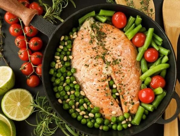 Pescar com vegetais