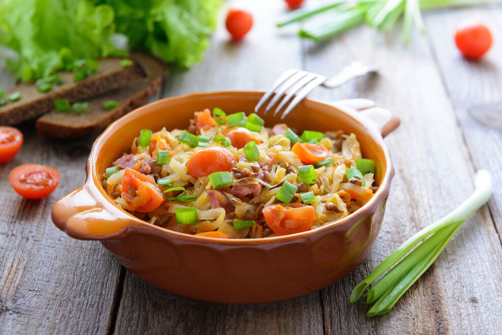 Ensopado de legumes