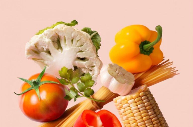Dieta italiana com vegetais e frutas para perder peso
