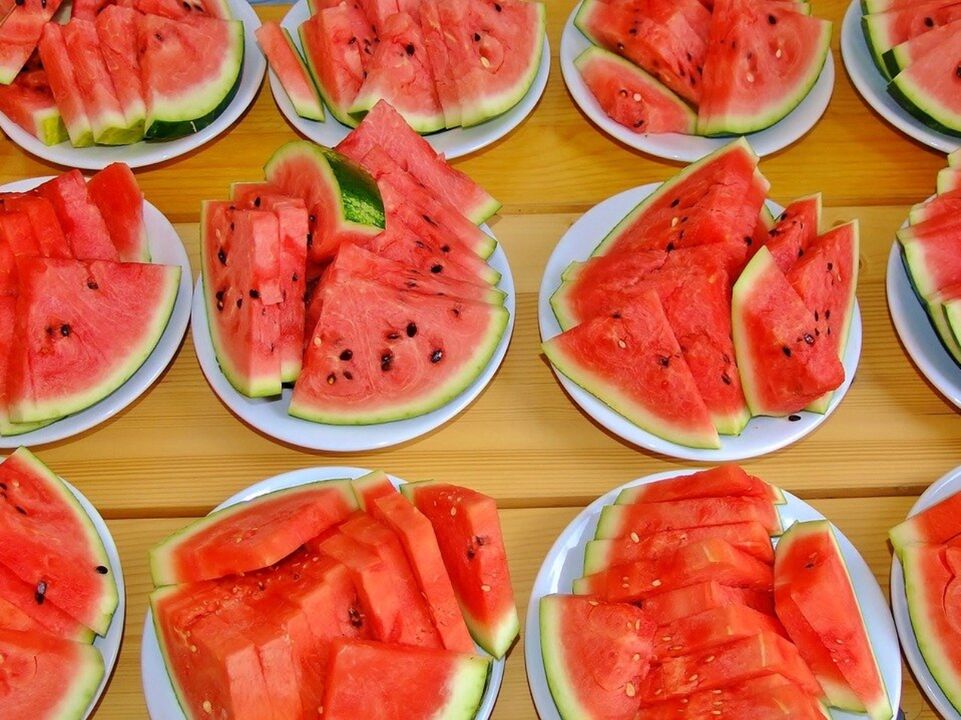 Quanta melancia usar para perder peso