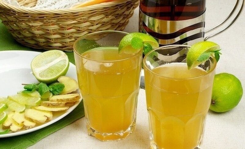 Chá verde limão para perda de peso
