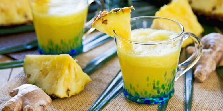 Suco de abacaxi para emagrecer